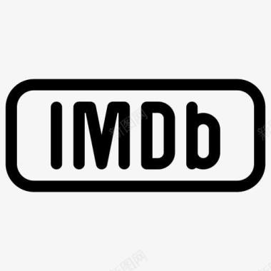 数据库IMDb互联网线图标电影图标