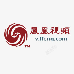 凤凰卫视logo红色凤凰卫视LOGO图标高清图片