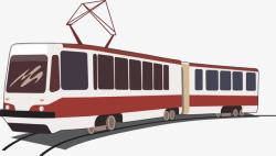 木制电车车地铁交通工具图高清图片