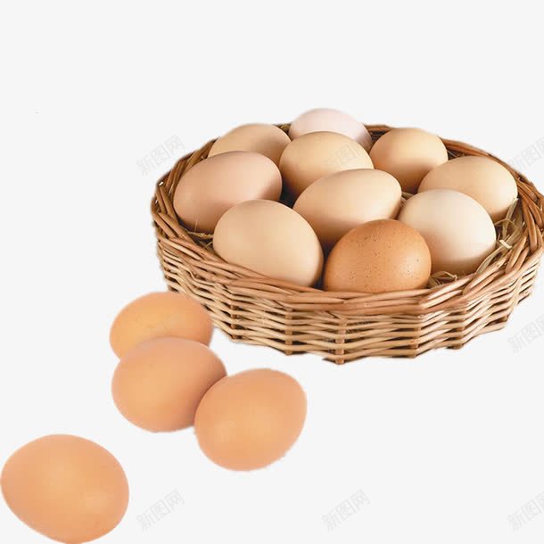 农家鸡蛋png免抠素材_新图网 https://ixintu.com 农家 新鲜 破壳 食物 鸡蛋