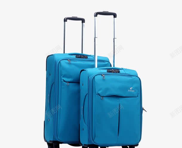 蓝色商务两尺寸行李箱png免抠素材_新图网 https://ixintu.com 两尺寸 产品实物 商务 拉杆箱 蓝色 行李箱