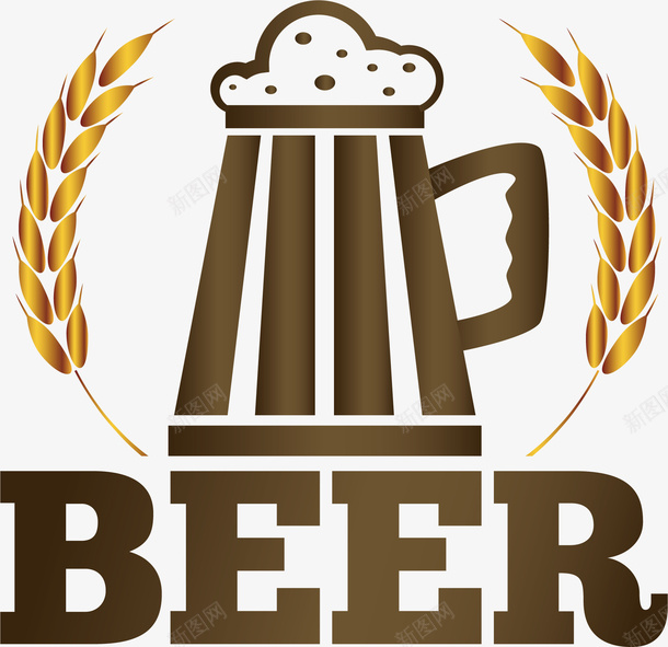 麦穗比利时啤酒杯矢量图图标ai_新图网 https://ixintu.com 啤酒LOGO 啤酒杯 比利时啤酒 比利时啤酒LOGO 比利时啤酒杯 英文 麦芽 矢量图