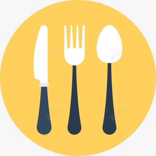 餐具图标png_新图网 https://ixintu.com 五金 刀 勺子 叉 器皿 工具 露营 食品和餐厅 餐具