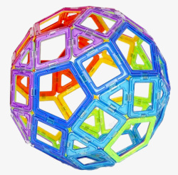 磁力球排列磁力片球磁力玩具高清图片