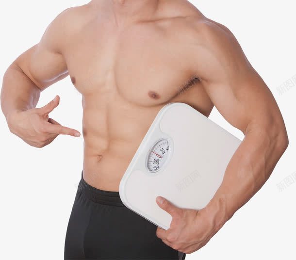 健身教练png免抠素材_新图网 https://ixintu.com 体重 健美 肌肉 腹肌