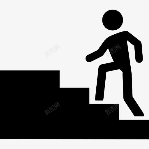 游戏玩家升级水平的标志图标png_新图网 https://ixintu.com 升级 层次 接口 楼梯 水平 游戏 符号 象征 走楼梯