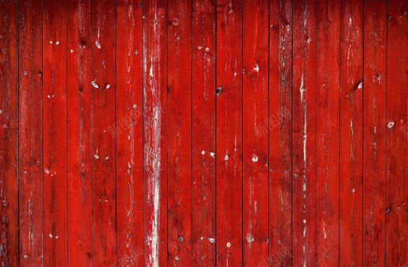 红色木板墙壁背景背景
