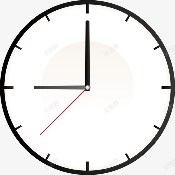 钟表卡通图标png_新图网 https://ixintu.com 分秒必争 分针 图标 圆形定时器图标矢量图 定时器 怀表 时针 时间 秒表 计时 钟表