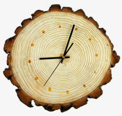 木头背景图片树的年轮钟表高清图片