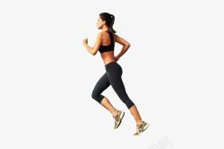 跑步的女生女性跑者高清图片