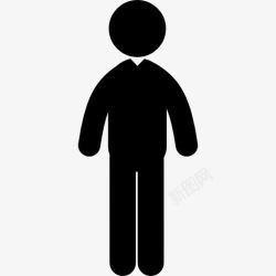 男站立站着的人图标高清图片