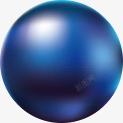 小球分割线立体球小球素材