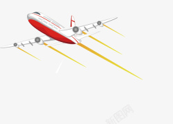 快速飞行快速飞行的飞机矢量图高清图片