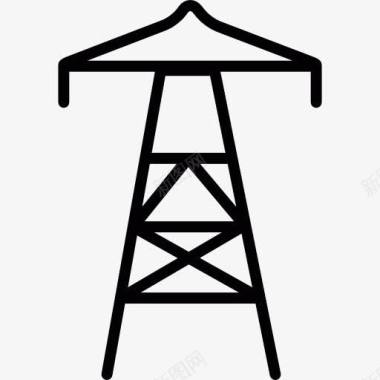能源塔图标图标