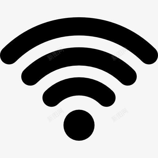 WiFi图标png_新图网 https://ixintu.com WiFi信号 技术 无线上网 无线连接 连接 连接互联网