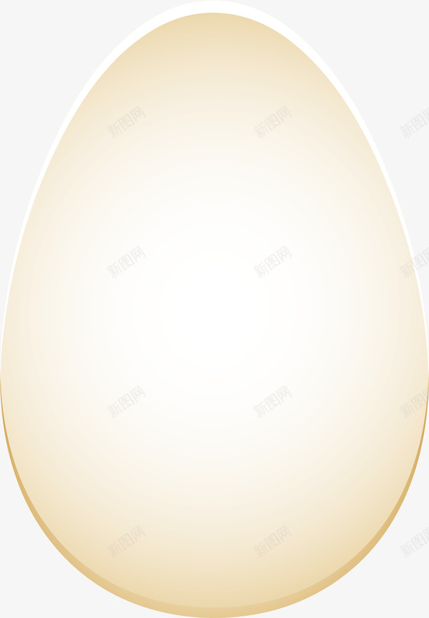 白色的椭圆形大鸡蛋矢量图ai免抠素材_新图网 https://ixintu.com 大鸡蛋 椭圆形 白色 营养 蛋白质 食物 矢量图