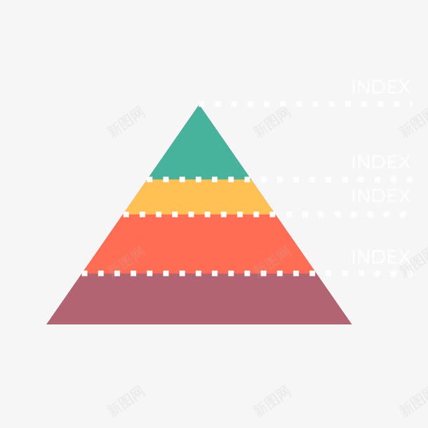 金字塔层级关系png免抠素材_新图网 https://ixintu.com ppt 层级关系 层级关系图 数据 金字塔