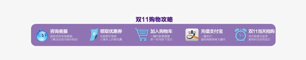 双11购物攻略png免抠素材_新图网 https://ixintu.com 优惠券 双11 客服咨询 淘宝首页设计 狂欢节 男装 购物攻略