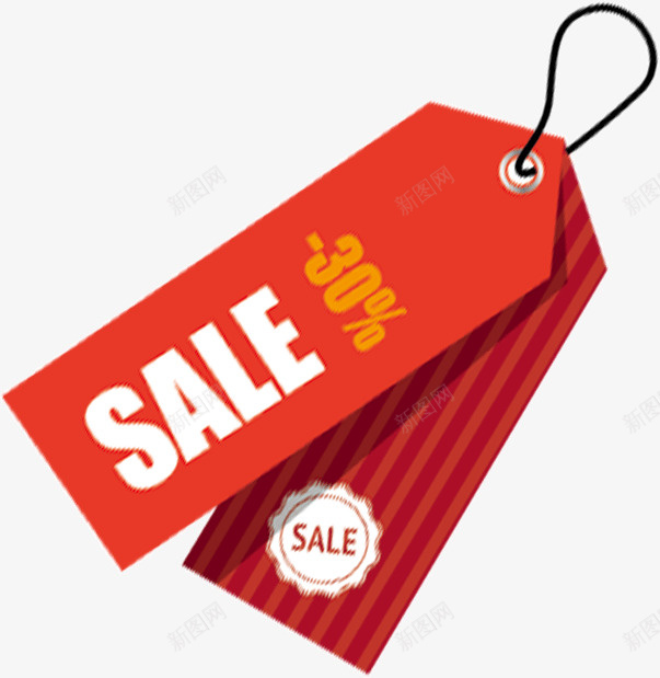 创意红色条纹吊牌sale促销png图片免费下载 素材7nxweegqu 新图网 创意红色条纹吊牌sale促销png图片免费下载 素材7nxweegqu 新图网