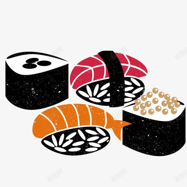 各式寿司合集png免抠素材_新图网 https://ixintu.com 吃的 寿司 手绘 日式菜单 生鱼片 诱人 食材