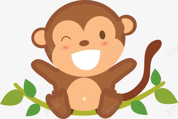可爱小猴子图标png_新图网 https://ixintu.com 可爱小猴子图标 可爱小猴子图标矢量图 可爱小猴子矢量 水彩 矢量可爱小猴子图标