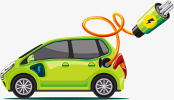 共享汽车绿色共享电动汽车高清图片