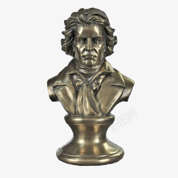 大卫雕塑头像贝多芬雕塑高清图片