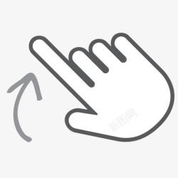 interactive手指手势手互动滚动刷卡起来交互高清图片