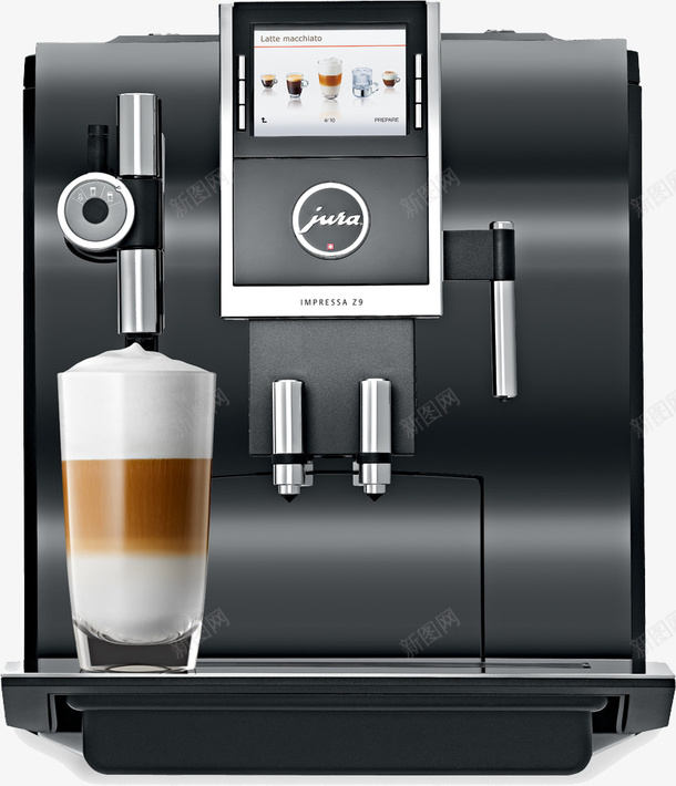 经典全自动咖啡机png免抠素材_新图网 https://ixintu.com 咖啡 咖啡机 奶泡咖啡机 机器 机械 电子技术 经典