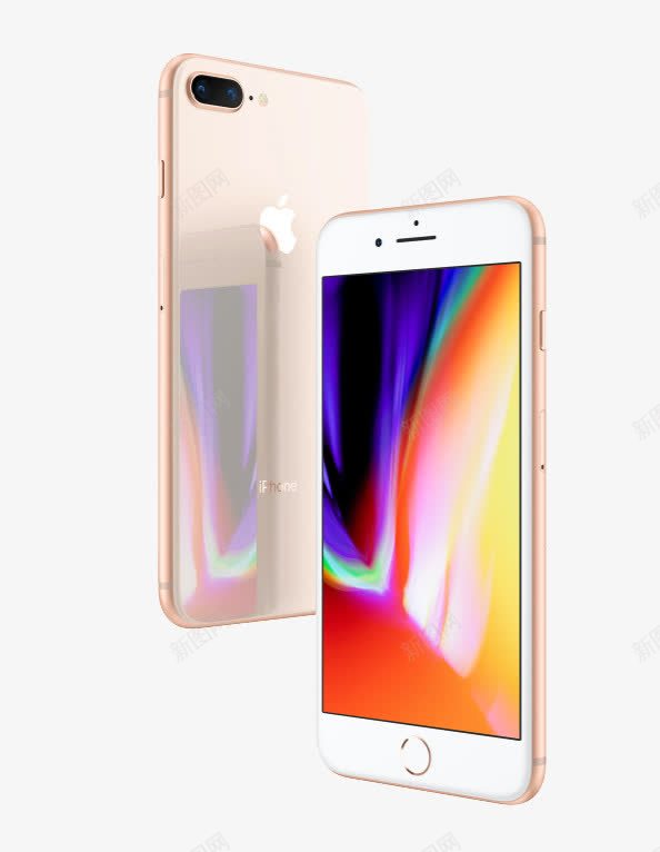 Iphone8png免抠素材_新图网 https://ixintu.com 8 8plus Iphone 玻璃外壳 粉色Iphone 粉色苹果8 苹果8 苹果手机8