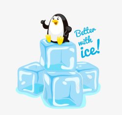 冰川企鹅创意南极冰川高清图片