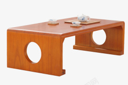 品茶小桌子中式实木炕桌高清图片