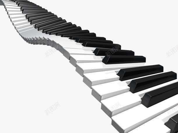 凹凸有致的黑白钢琴键png免抠素材_新图网 https://ixintu.com 凹凸 琴键 黑白
