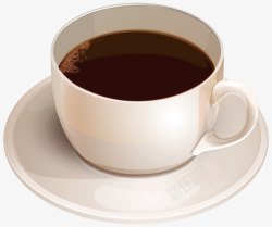 速溶咖啡的茶杯素材
