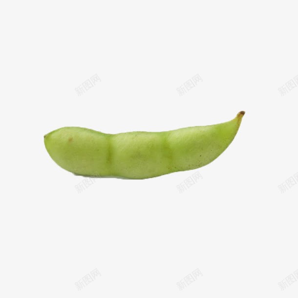 一颗绿色的毛豆png免抠素材_新图网 https://ixintu.com 新鲜 毛豆 绿色 豆角 青色