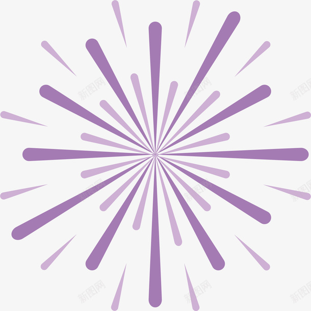 紫色的烟花png免抠素材_新图网 https://ixintu.com 不规则图形 创意 卡通手绘 烟花 紫色