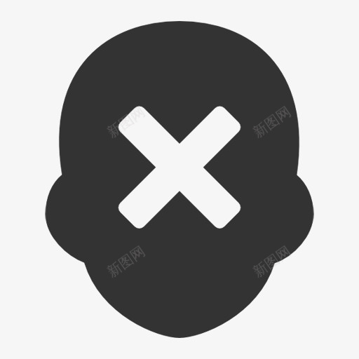 不赞成标识图标png_新图网 https://ixintu.com 反对 反对意见