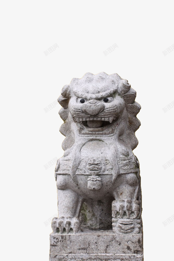 简单装饰石狮子图png免抠素材_新图网 https://ixintu.com 吉祥物 民间艺术 狮子 现代雕塑 石狮子 雕刻 雕塑