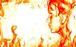 火焰女人梦幻火焰美女背景高清图片