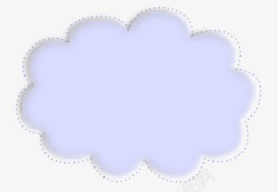 云朵形状不规则图形高清图片