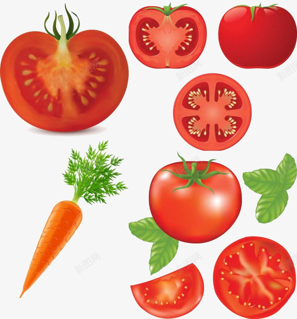 各类的蔬菜元素png免抠素材_新图网 https://ixintu.com 元素 各类 小麦 洋葱 玉米 红辣椒 胡萝卜 蔬菜 西红柿