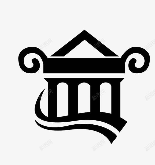 黑色的建筑房屋图形图标png_新图网 https://ixintu.com logo 标志 简易 设计 黑色