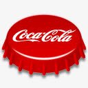 coca可口可乐汽水瓶盖高清图片