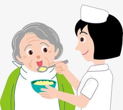 老人护理垫护士老人护理高清图片