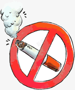 世界无烟日禁止抽烟图标图标