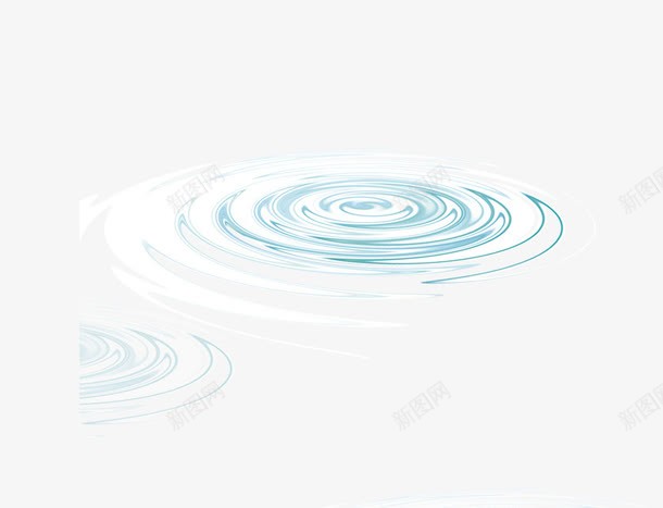 水波png免抠素材_新图网 https://ixintu.com 水圈 水波 清澈 自然 蓝色水波