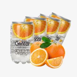 网红神饮料马来西亚进口运得牌橙味汽水果味高清图片