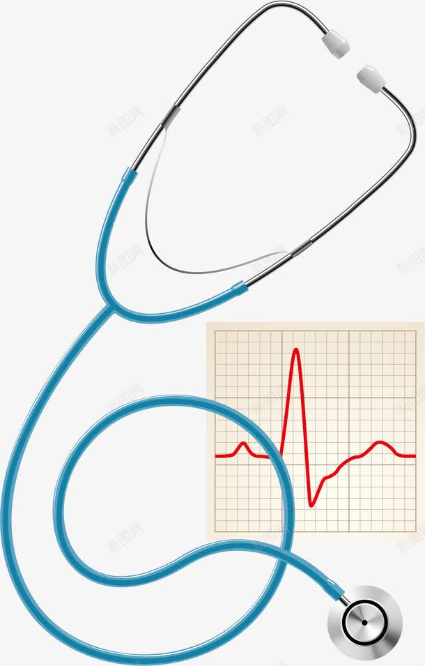 听诊器元素png免抠素材_新图网 https://ixintu.com png 体检 元素 医药 卡通 生物医药