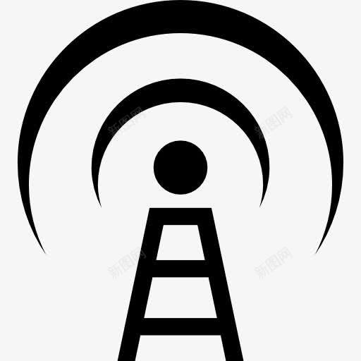 广播通信铁塔图标png_新图网 https://ixintu.com WiFi 信号 塔 技术 无线上网 无线连接