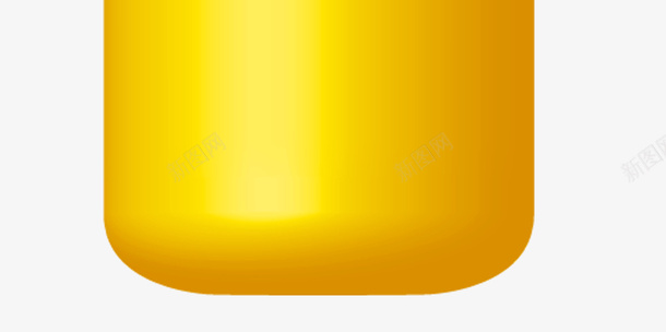 手绘卡通黄色空白瓶子png免抠素材_新图网 https://ixintu.com 卡通 手绘 空白瓶子设计 酸奶瓶子 饮料瓶 黄色